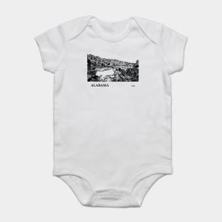 Alabama USA Baby Bodysuit